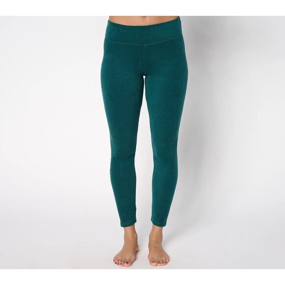Cuddl Duds Base Layers Fleecewear with Stretch Legging Size XL Evergreen Comfort - Picture 1 of 7